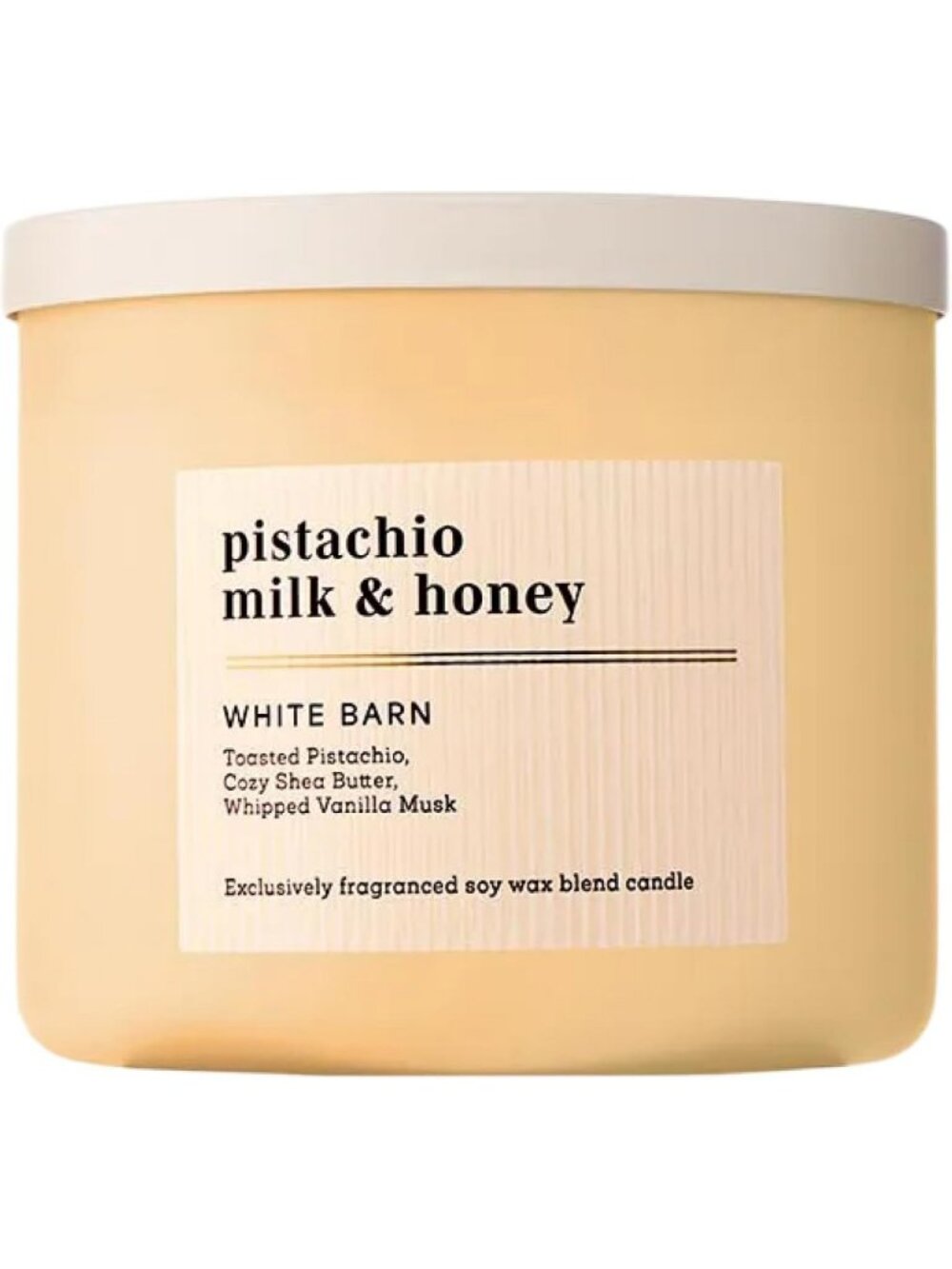 Pistachio Milk & Honey 3-Wick Candle - 14.5 oz, Aromatic Home Decor, Gift Idea